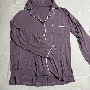 Women's Purple Long-Sleeve Pajama Set